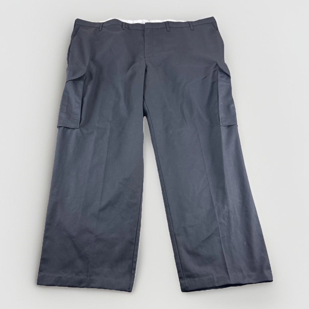 Wearguard Cargo Pants Mens 48x30 Black Utility Khakis Slacks Chinos Workwear